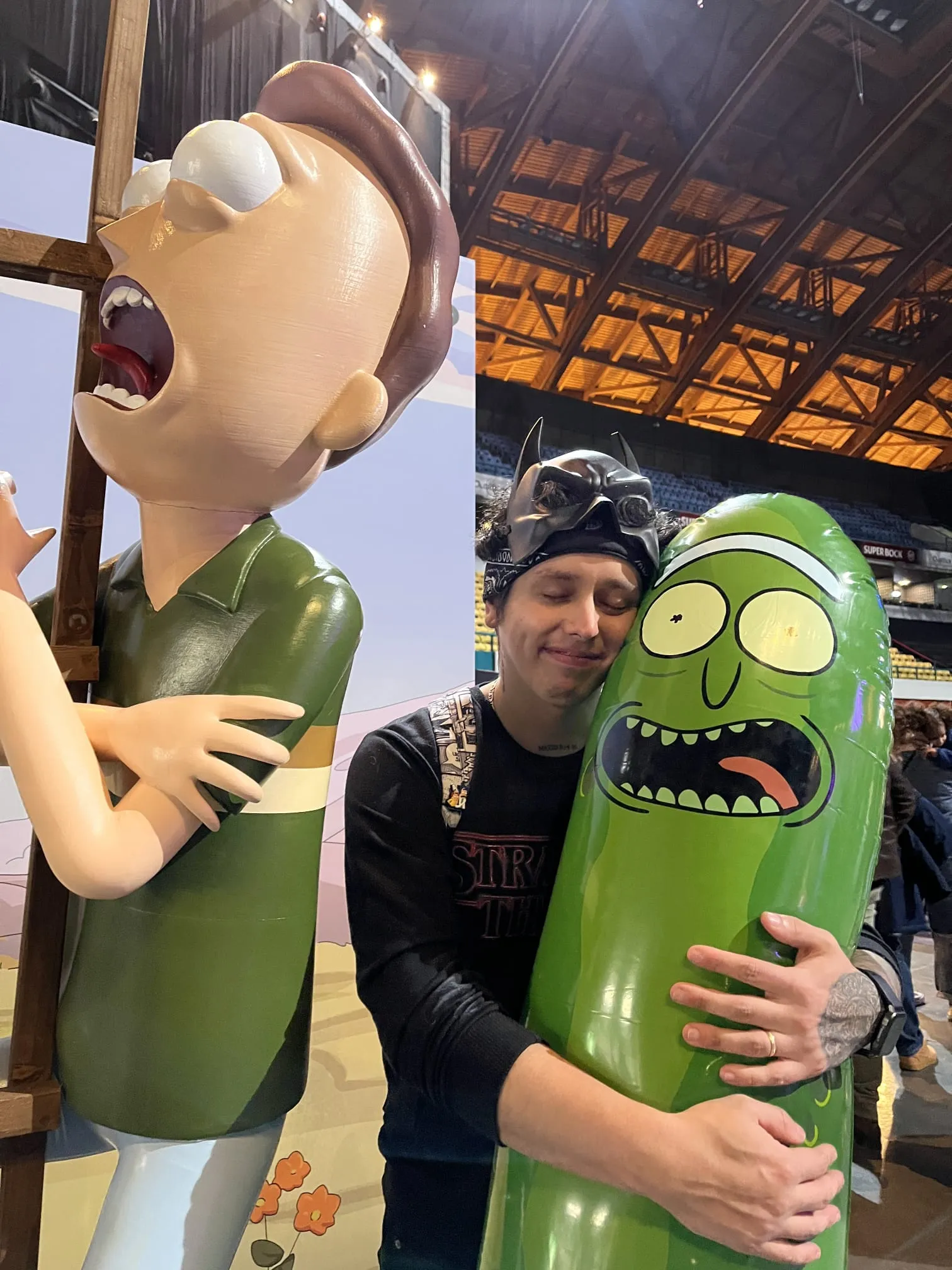Edu Wayne at a pop culture event